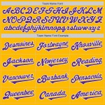 Maglia da baseball autentica Tone Two Viola-Bianco personalizzata Oro Maglia da baseball autentica Tone Two Viola-Bianco personalizzata Oro
