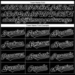 Maglia con motivo a maglia nera autentica personalizzata 3D bianca con albero rave baseball eye Maglia con motivo a maglia nera autentica personalizzata 3D bianca con albero rave baseball eye