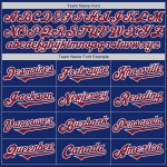 Maglia da baseball personalizzata Crimson-White Tone Two Royal Autentica Maglia da baseball personalizzata Crimson-White Tone Two Royal Autentica