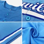 Maglia da baseball leggera blu-rossa-blu navy personalizzata autentica Maglia da baseball leggera blu-rossa-blu navy personalizzata autentica