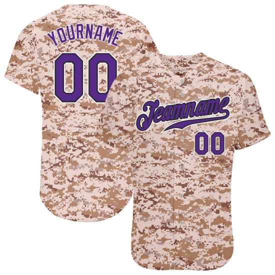 Per il servizio di baseball personalizzato Maglia mimetica viola-nera autentica Salute Per il servizio di baseball personalizzato Maglia mimetica viola-nera autentica Salute