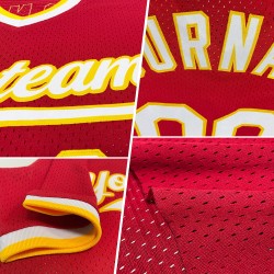 Maglia da baseball personalizzata autentica retrò bordeaux nera e oro antico Maglia da baseball personalizzata autentica retrò bordeaux nera e oro antico