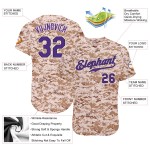 Per il servizio di baseball personalizzato Maglia mimetica viola-nera autentica Salute Per il servizio di baseball personalizzato Maglia mimetica viola-nera autentica Salute
